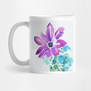 Watercolor Flower Mug